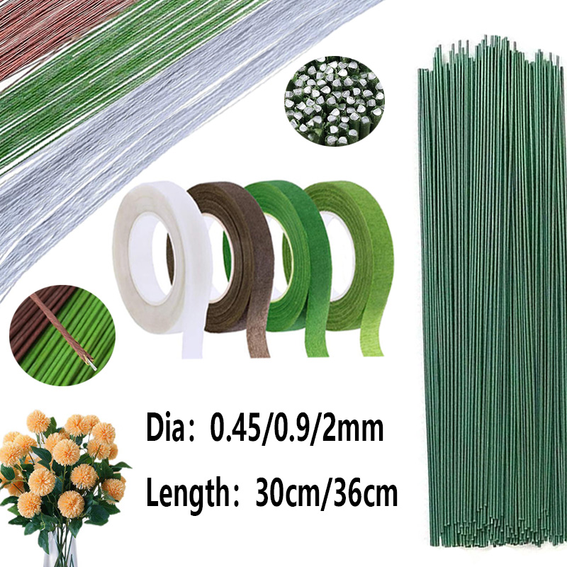 Florist Supply Bulk - Hastes de fio floral verde claro