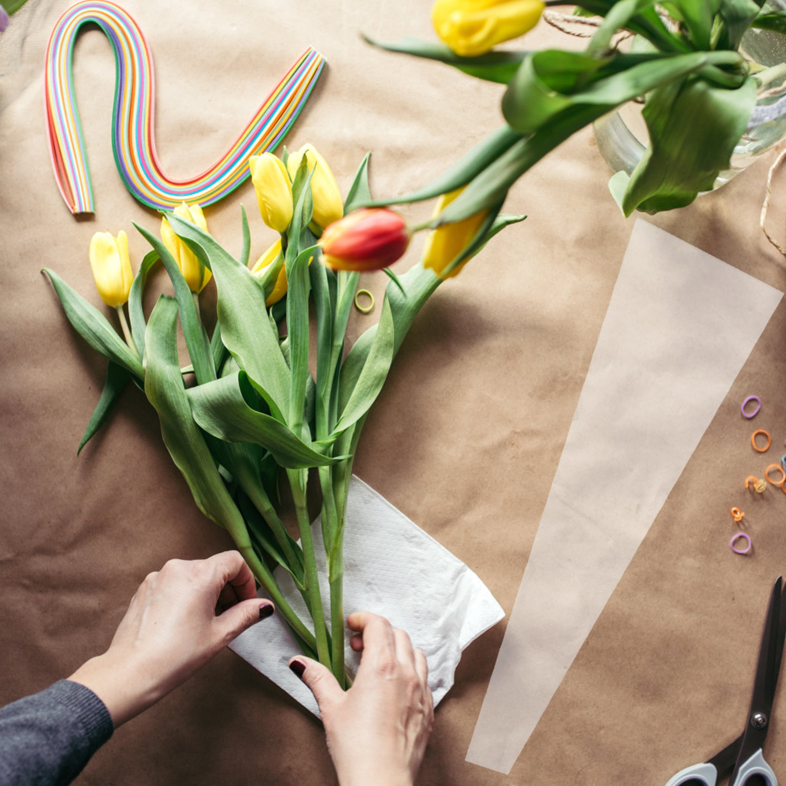 50 unidades de sacos de celofa - Florist Flower Supply avaliação e preço