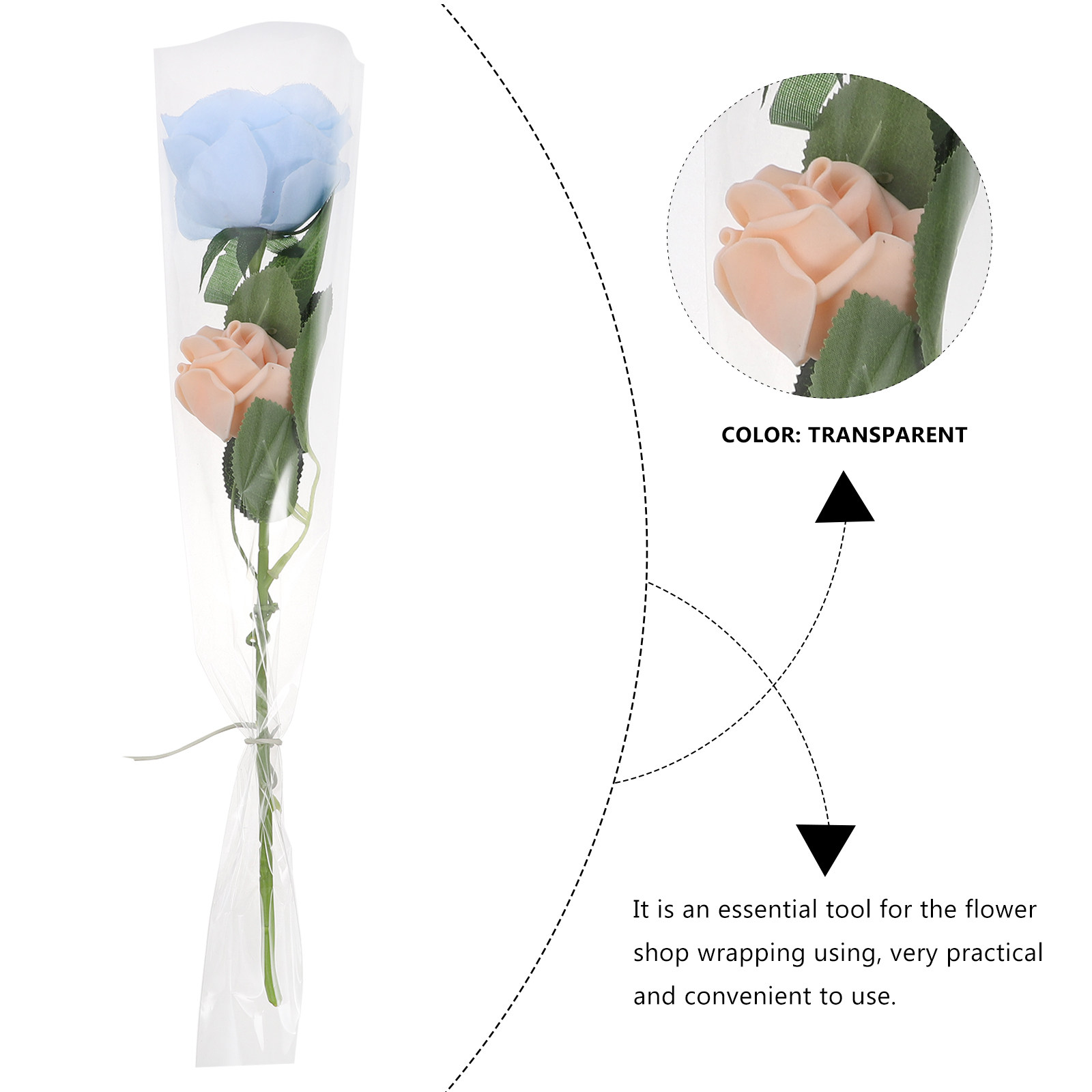 50 unidades de sacos de celofa - Florist Flower Supply avaliação e preço