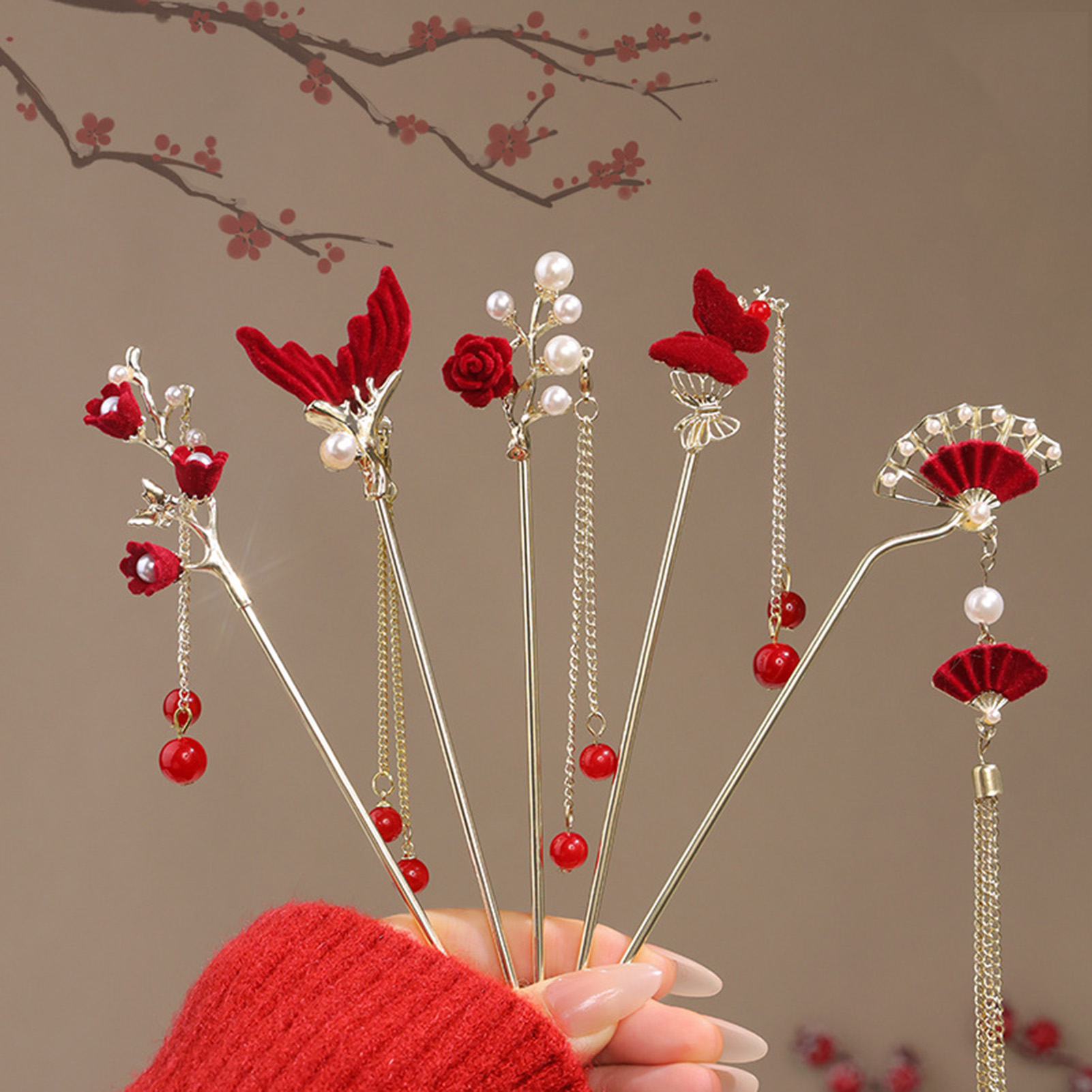 Pente de Cabelo Estilo Chinês  - Supply Florist avaliação e preço