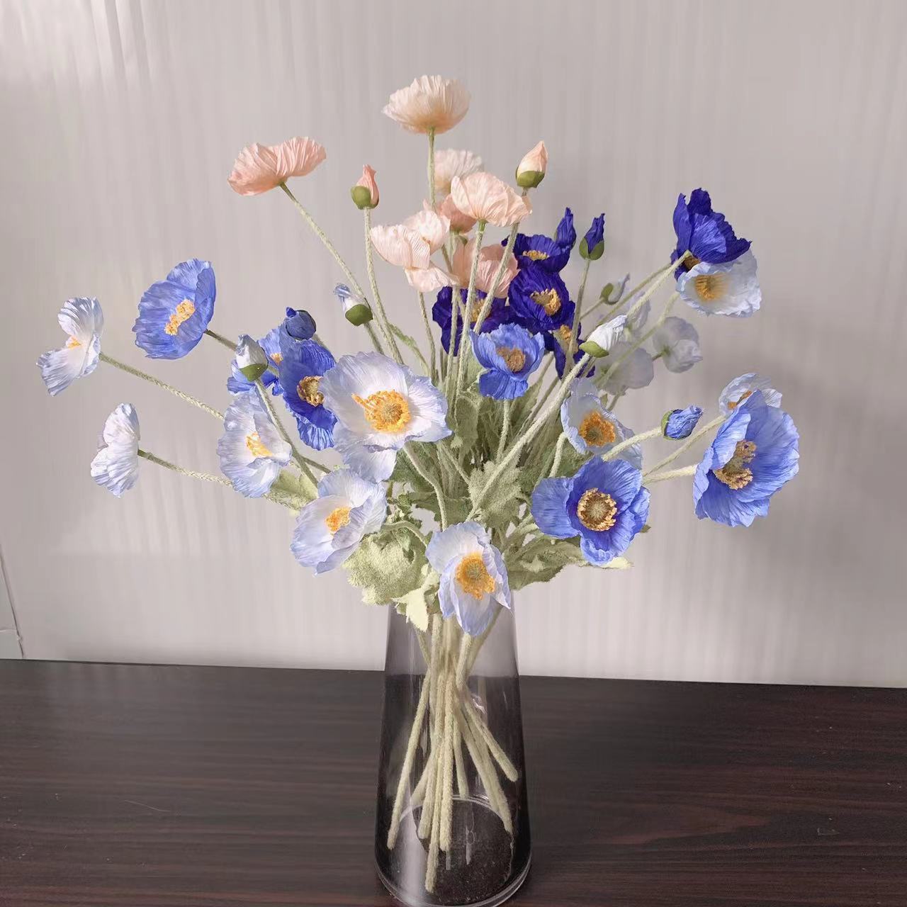 Falso papoula flores de seda,  - Florist Supply Bulk avaliação e preço