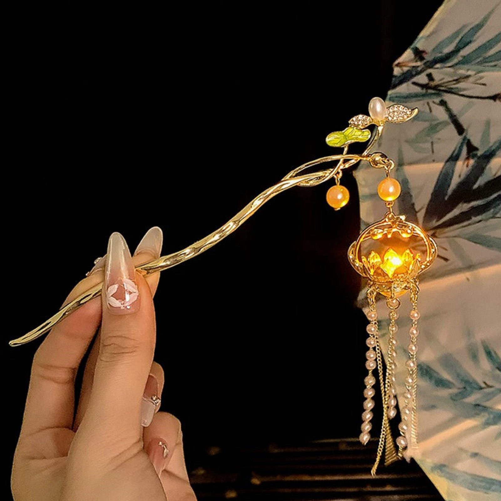 Flor luminosa hairpin para mul - Supply Florist avaliação e preço