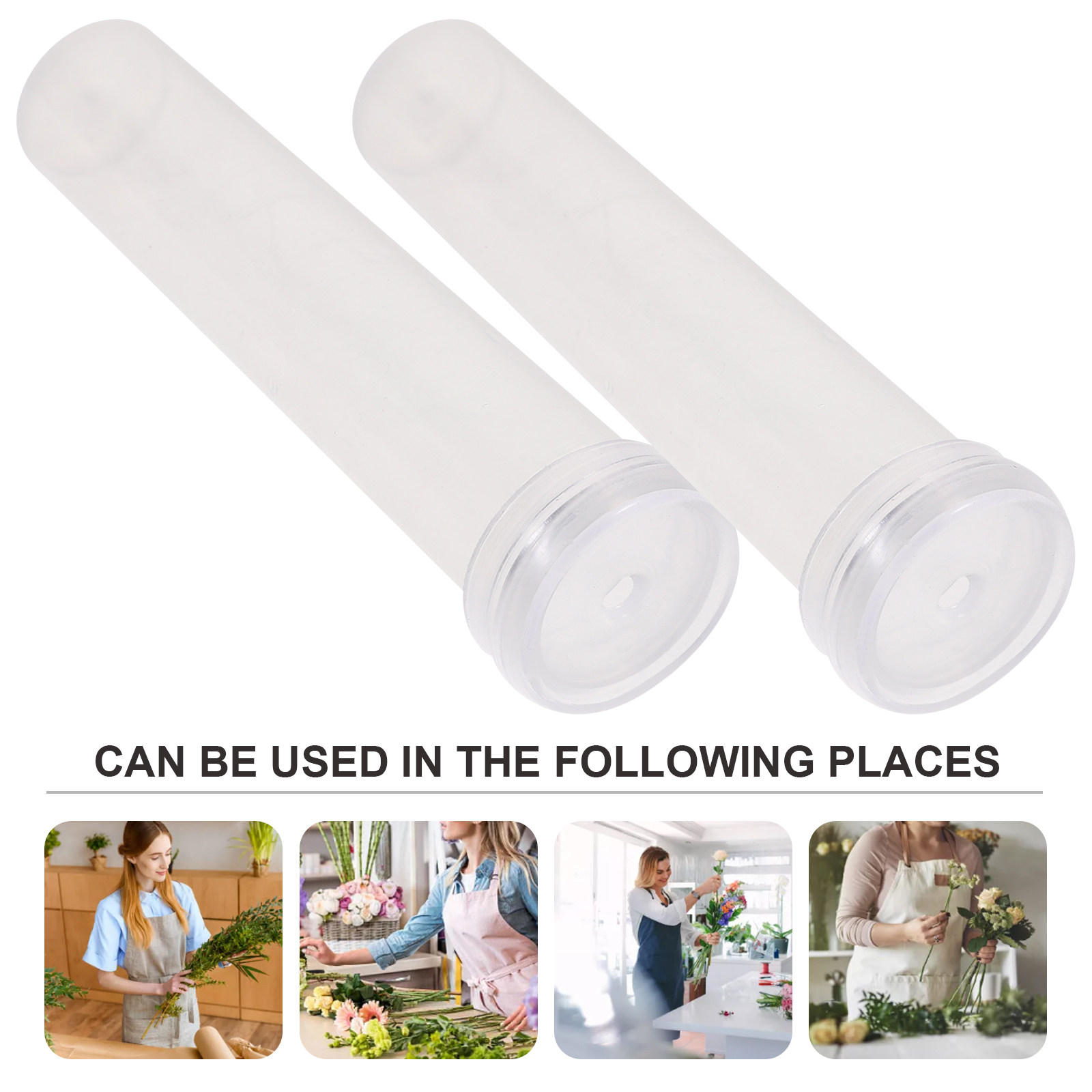 100 unidades de tubos de plást - Florist Flower Supply avaliação e preço