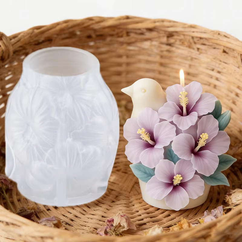 Molde de Silicone 3D para Vela - Florist Supply Vases avaliação e preço